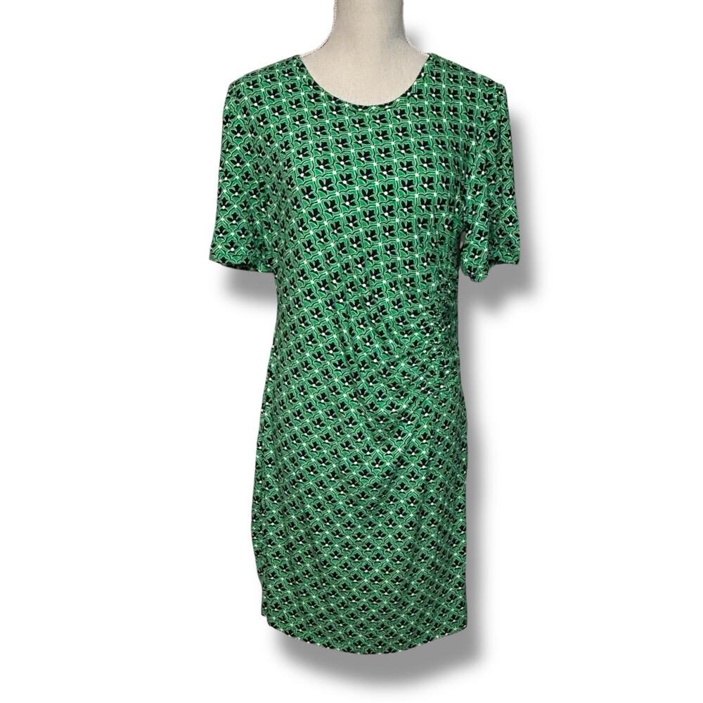 Cato Green & Black Sheath Dress Size Large